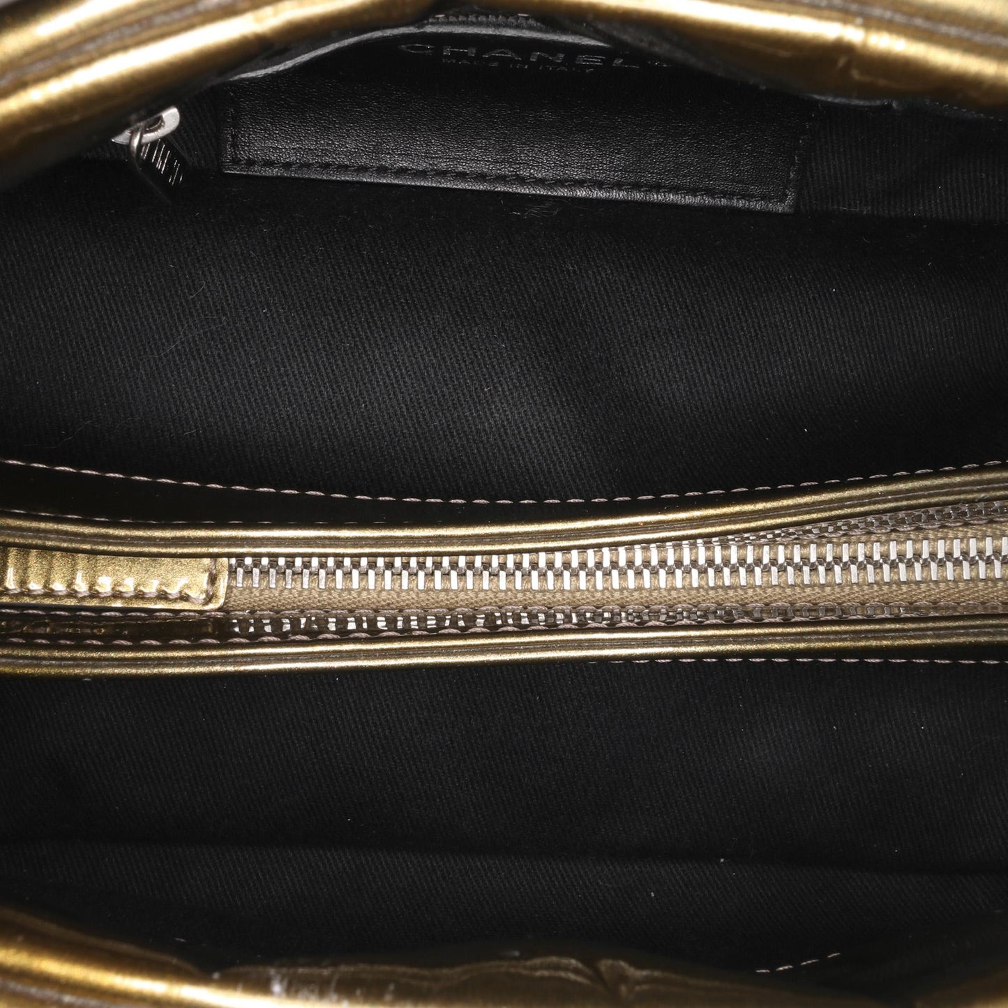 Chanel Small Patent Just Mademoiselle Shoulder Bag
