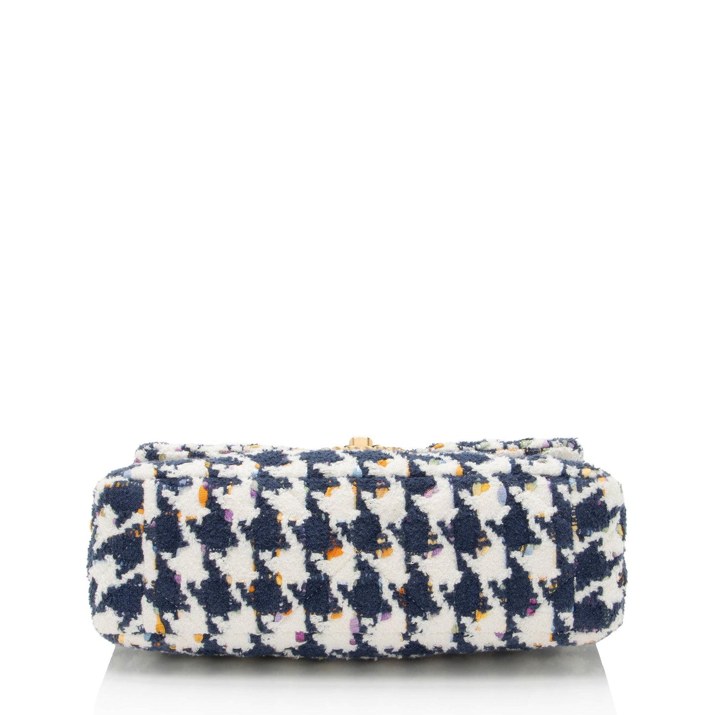 Chanel Tweed Houndstooth 19 Medium Flap Shoulder Bag