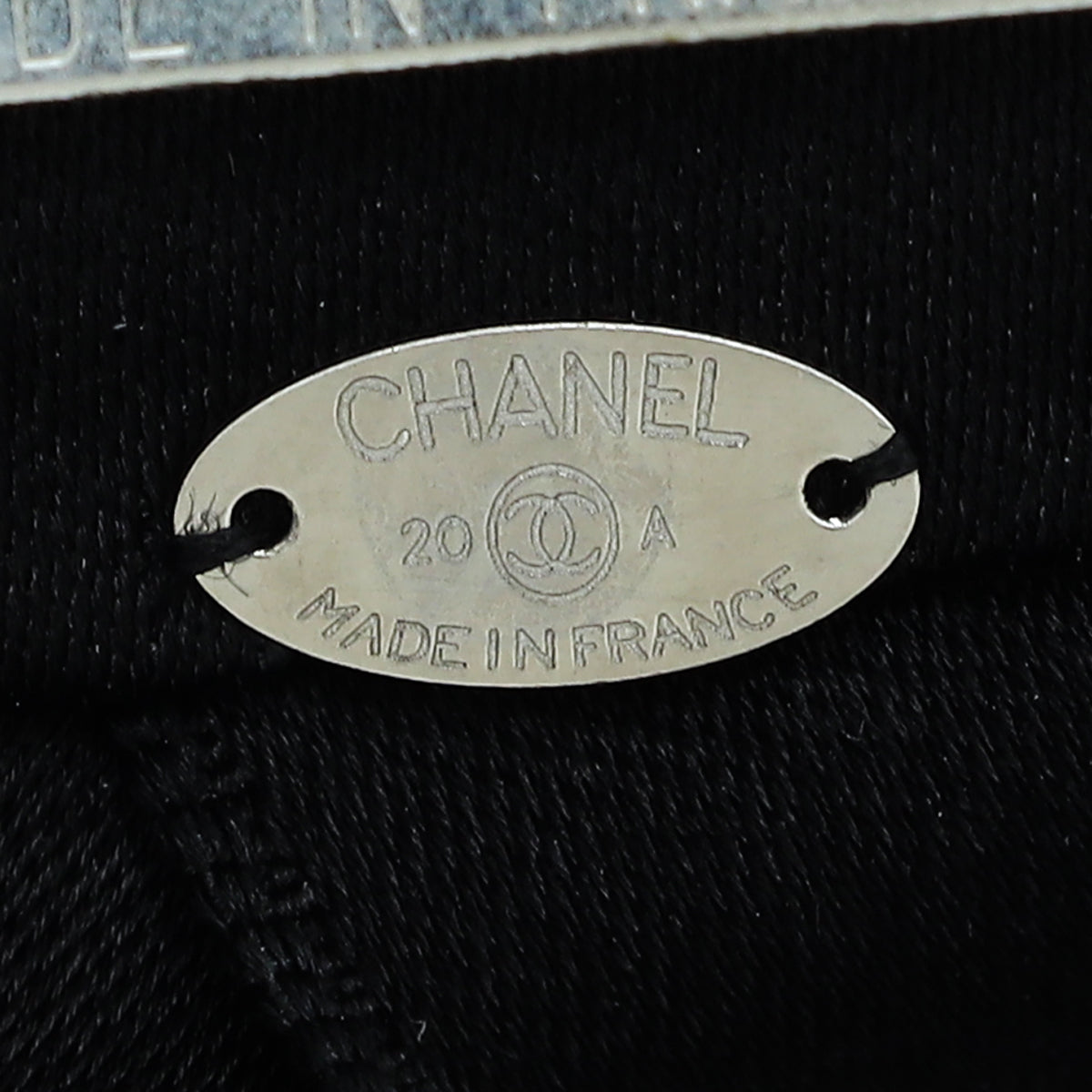 Chanel Bicolor CC Camellia Flower Bow Hair Clip