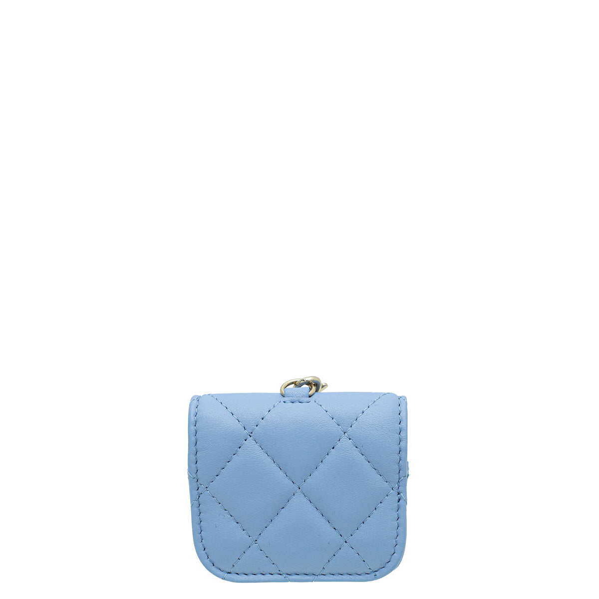 Chanel Sky Blue CC Airpod Chain Case