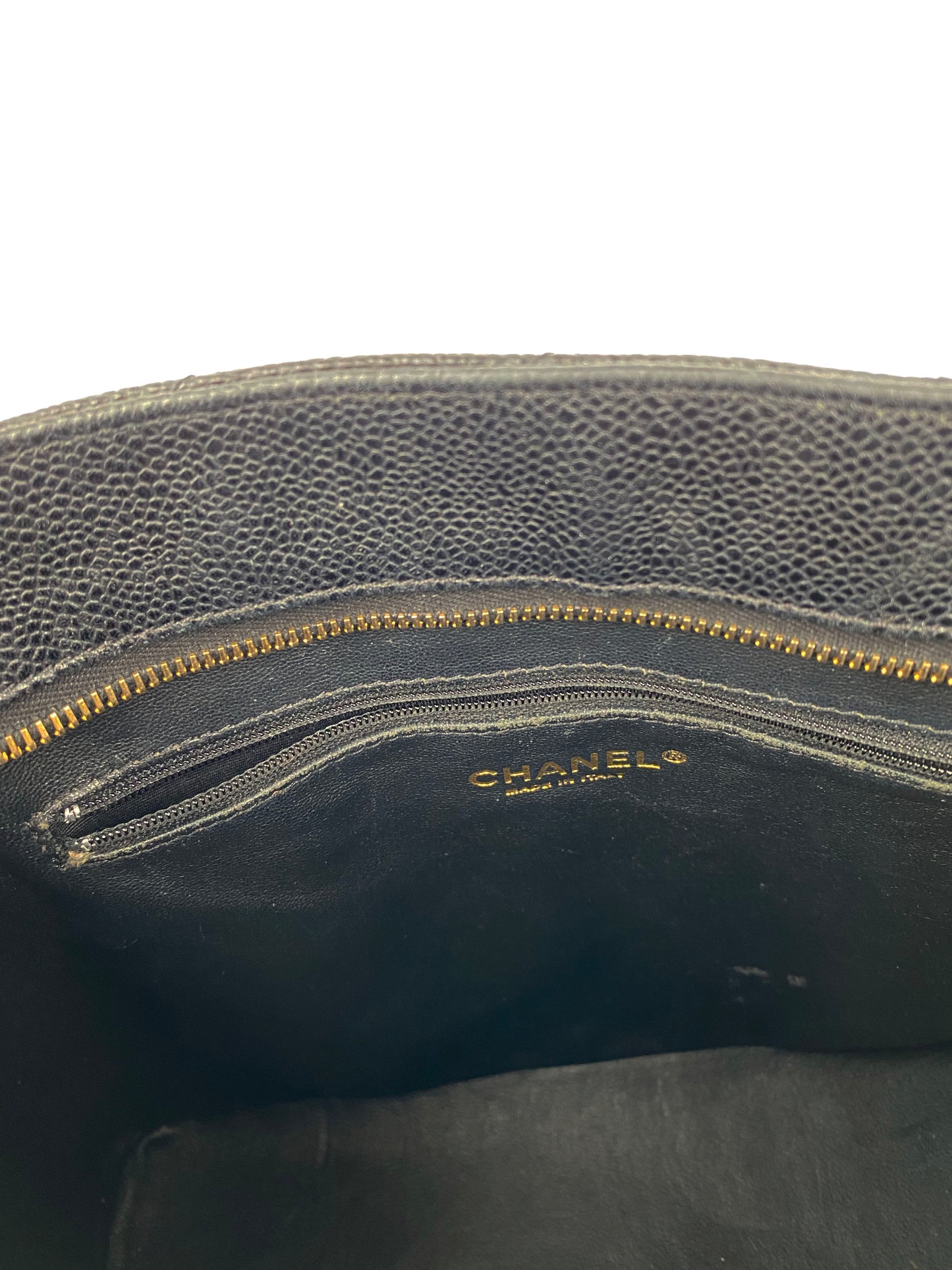 Chanel Black Medallion Tote Bag