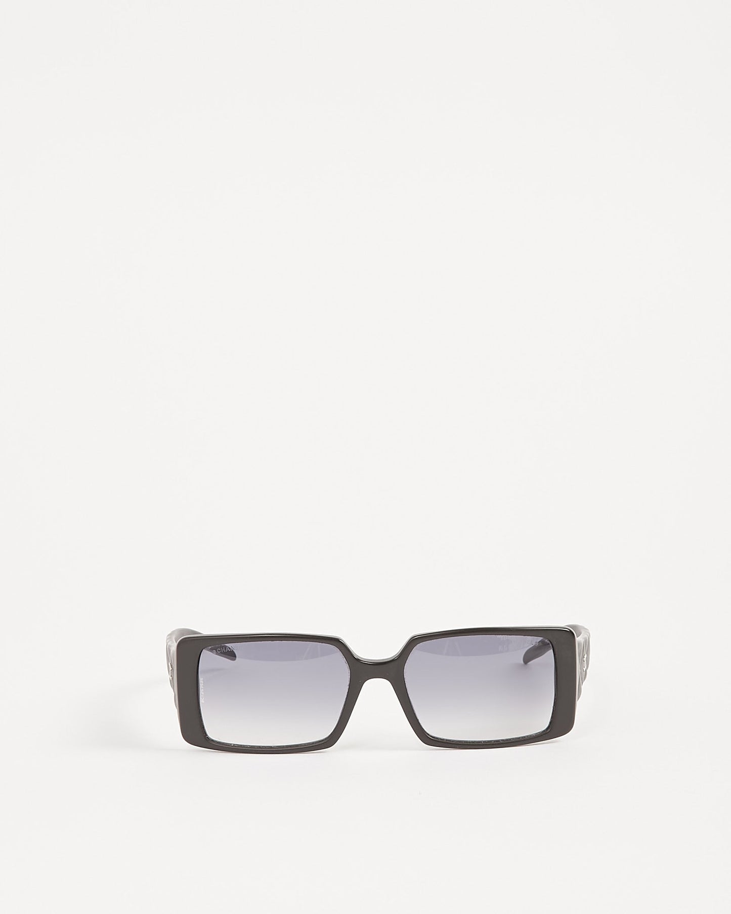 Chanel Black Quilted Rectangular 5045 Sunglasses