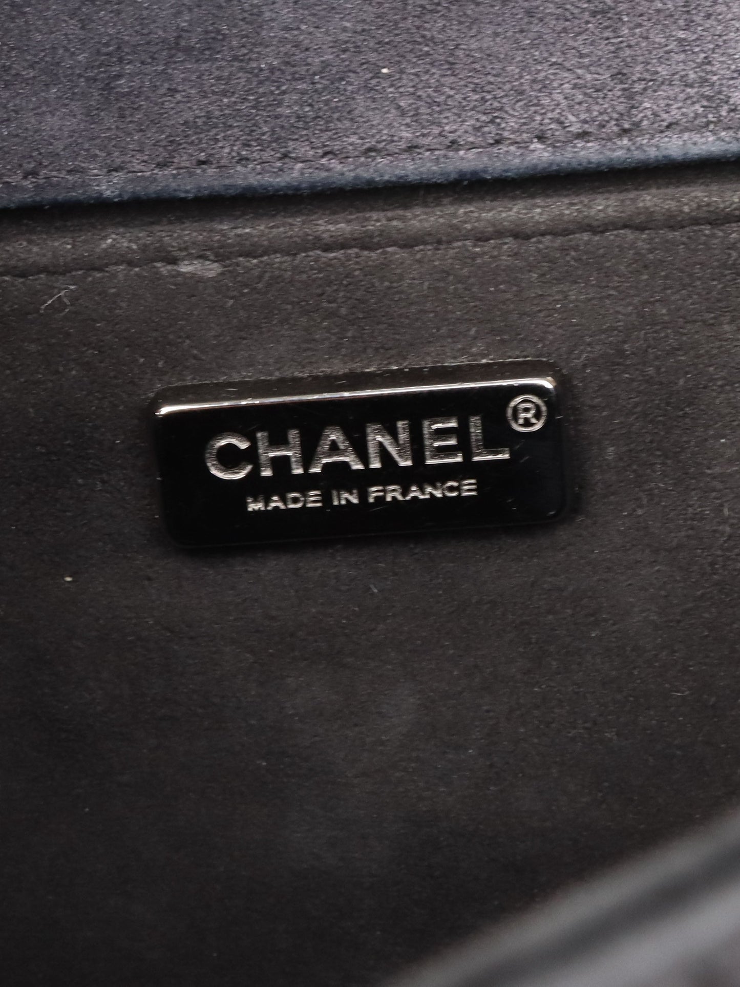 Chanel Black & White Sequin Medium Boy Bag