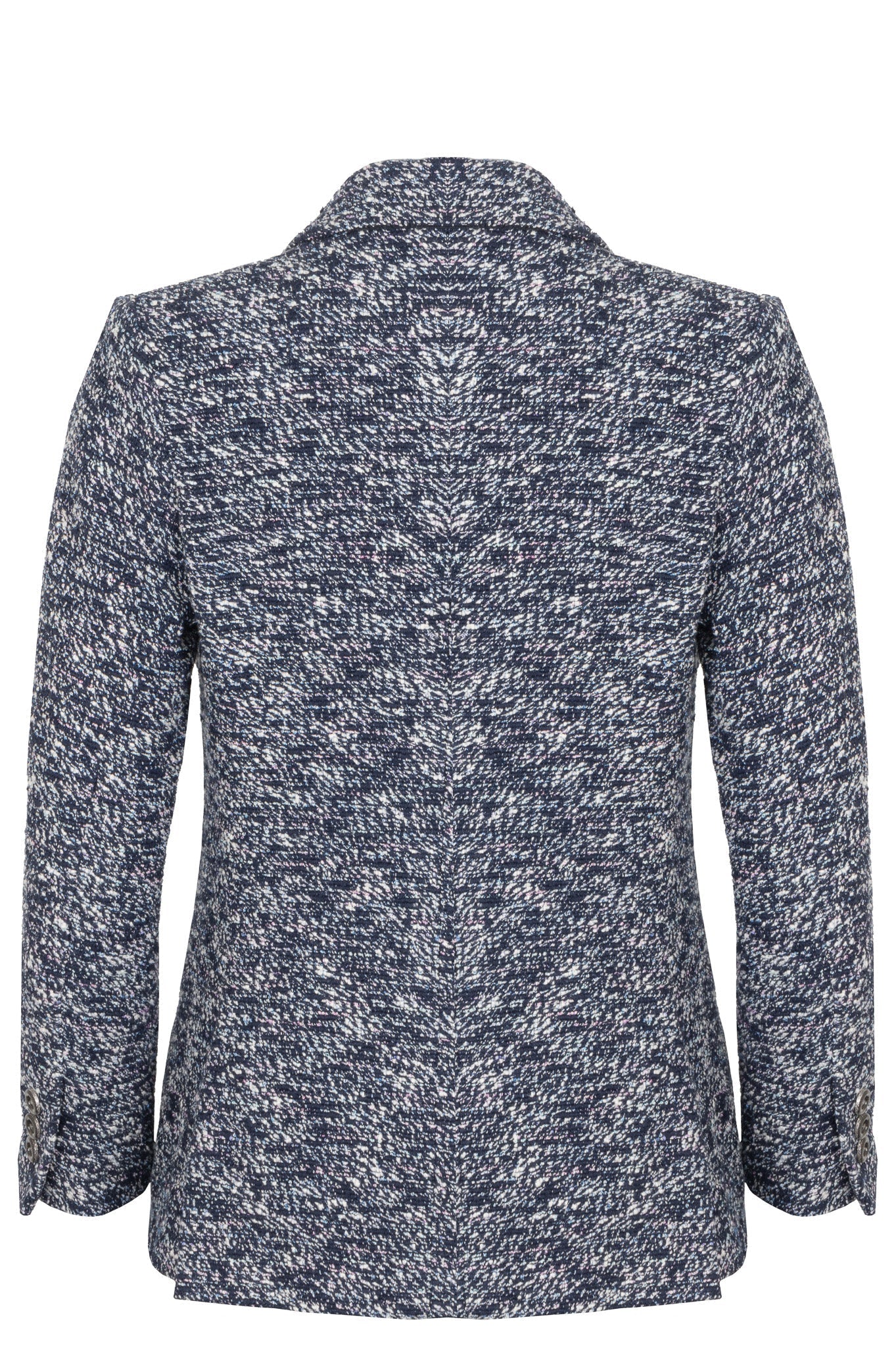 CHANEL 2015 Double Breasted Jacket Blue