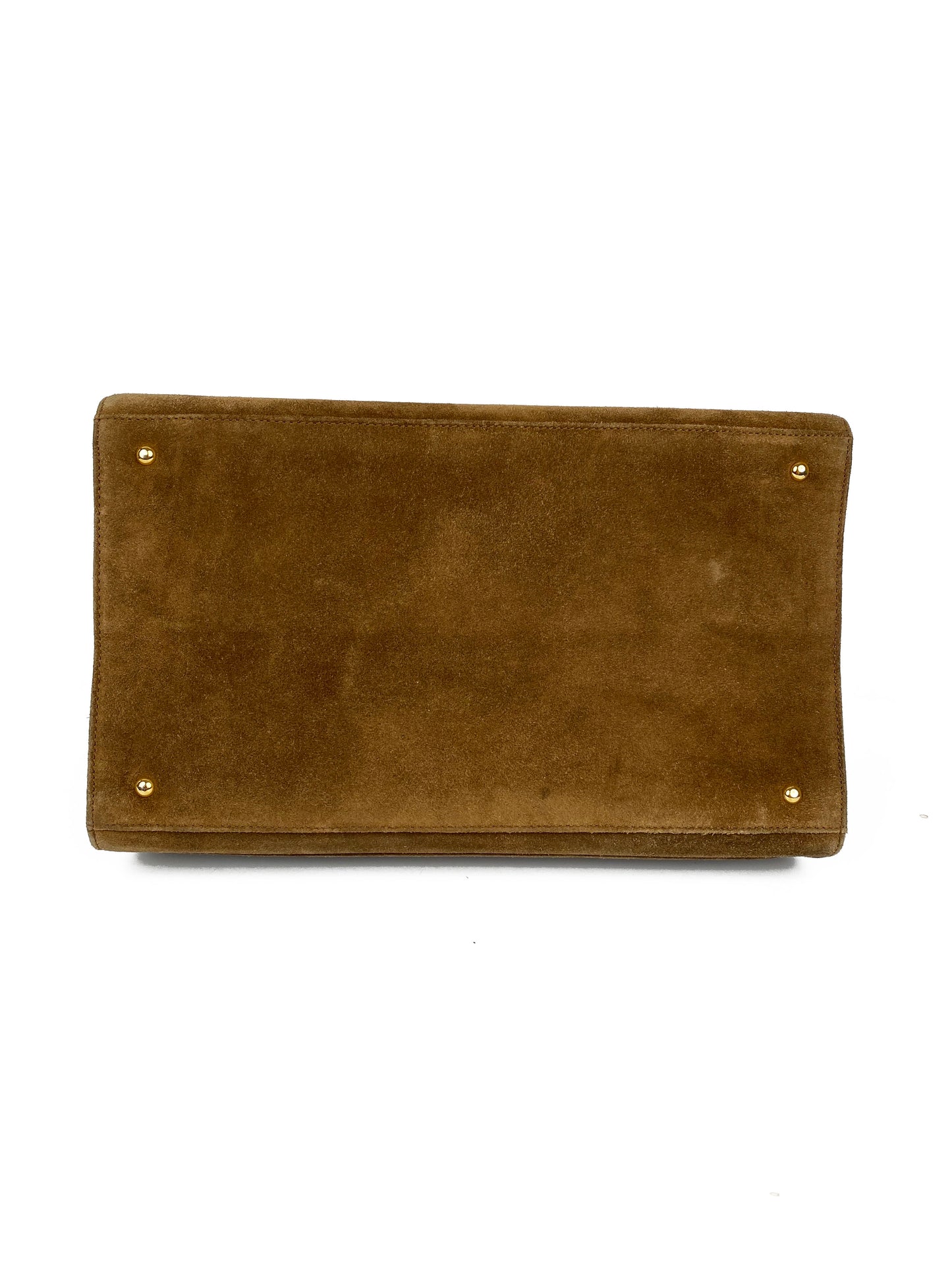 Chanel   Tan Brown Suede Bag