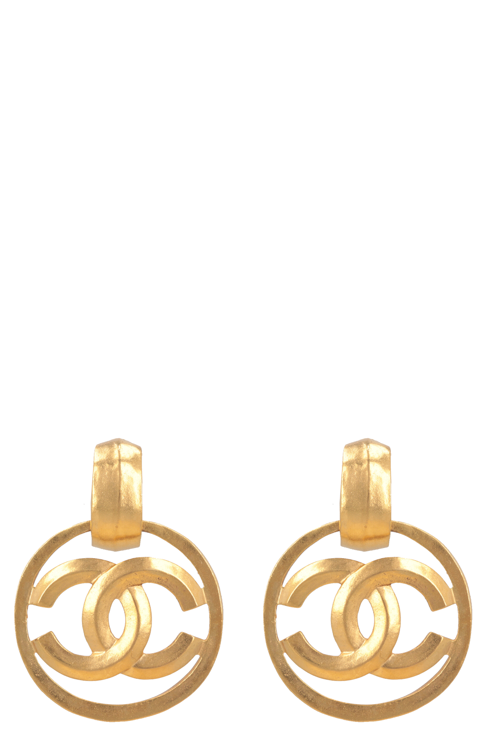 Chanel   CC Earrings Gold