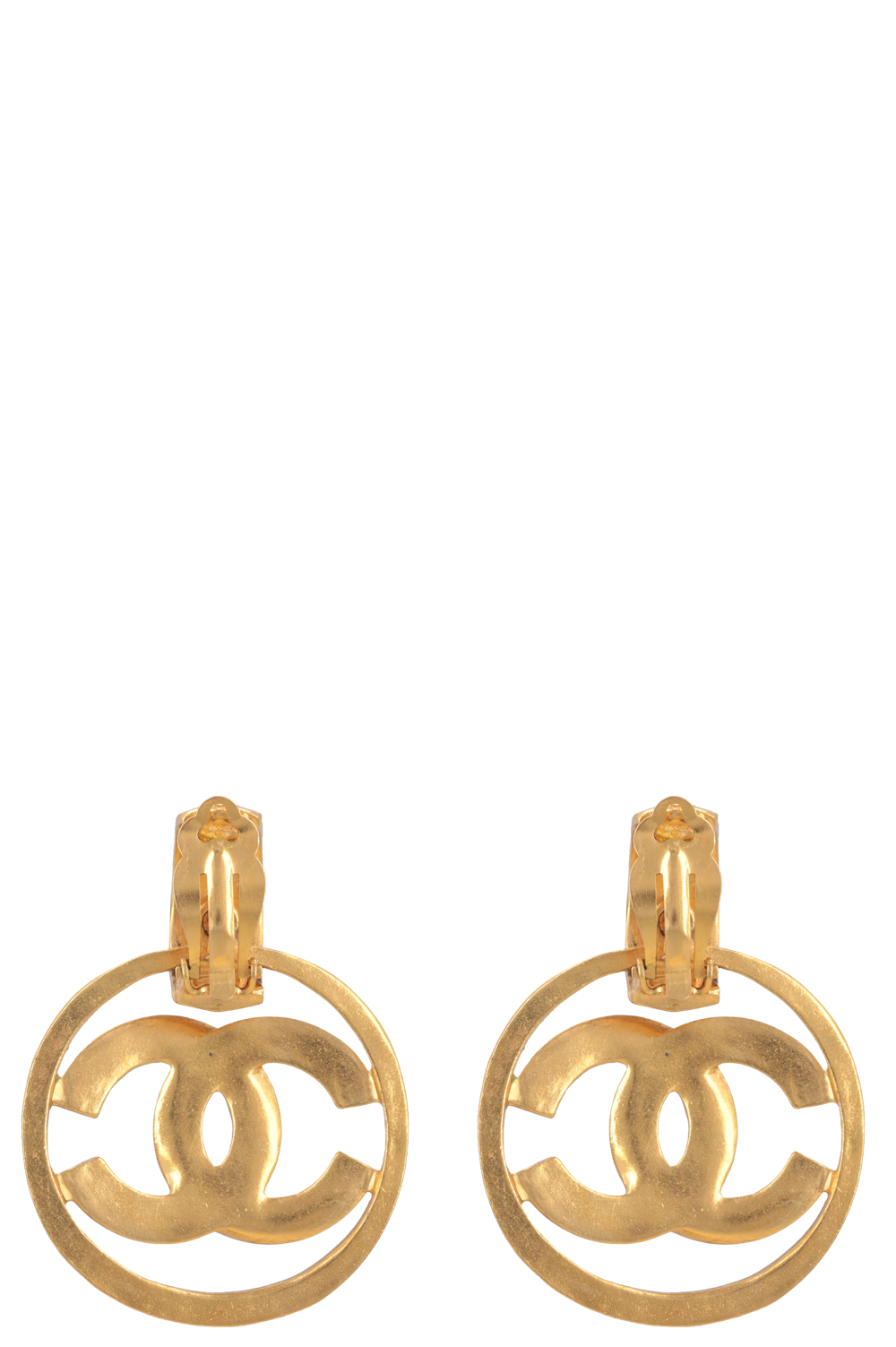 Chanel   CC Earrings Gold