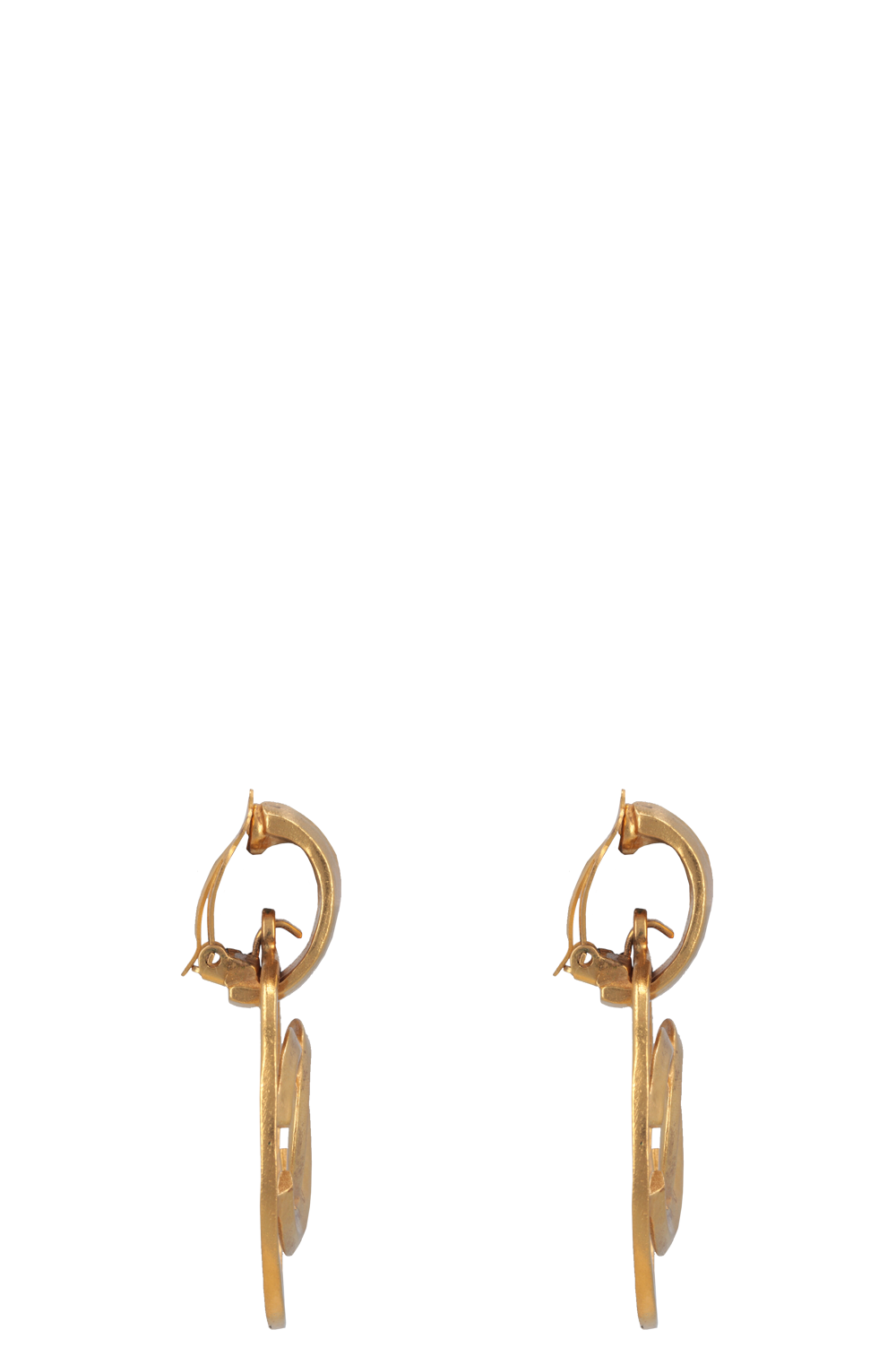 Chanel   CC Earrings Gold