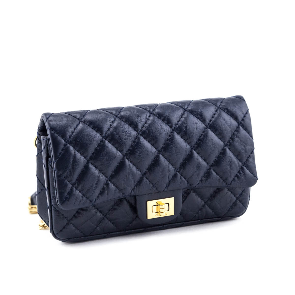 Chanel Marine Quilted Aged Calfskin Reissue Belt Bag