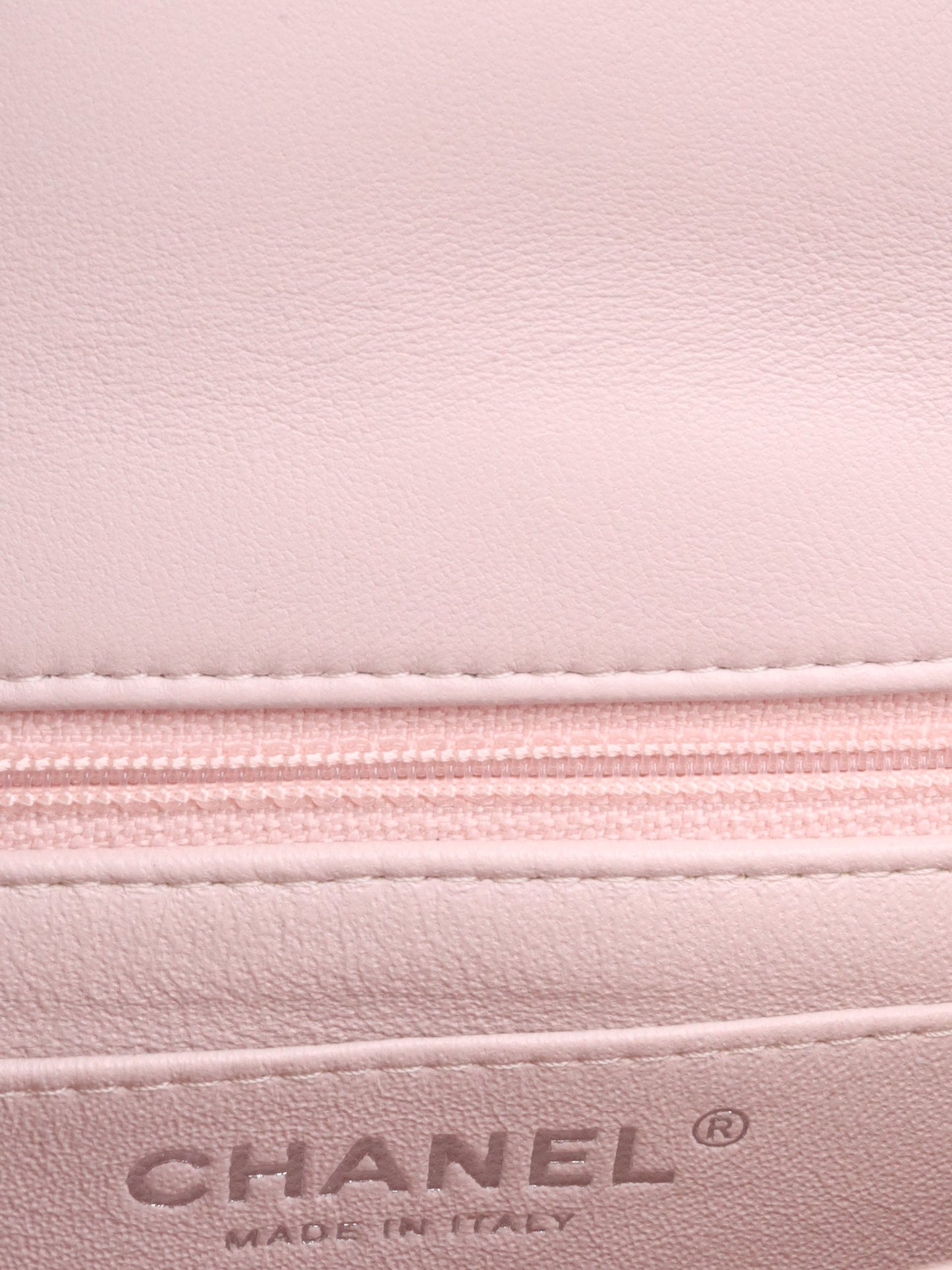 Chanel Mini Square Lilac Classic Flap Bag SHW