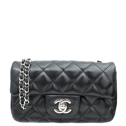 Chanel Black CC Mini Flap Bag