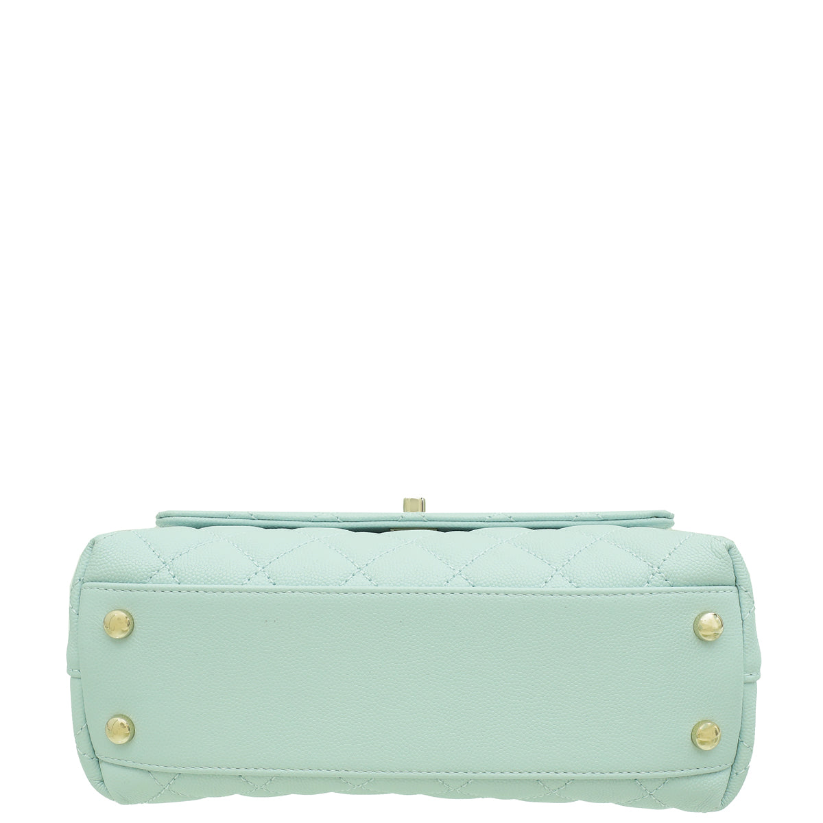 Chanel Light Blue Coco Handle Small Bag