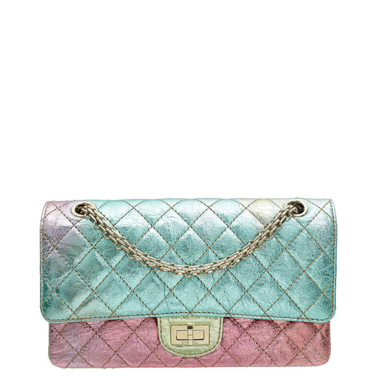 Chanel  Multicolor 2.55 Reissue Metallic Goatskin Double Flap 225 Bag