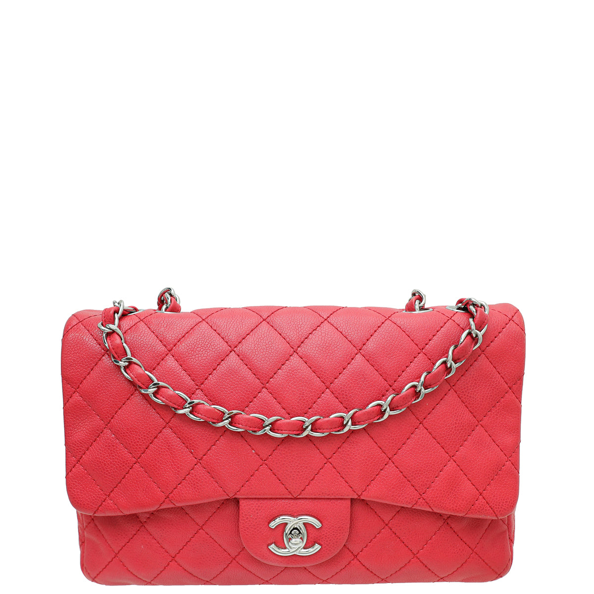 Chanel Red CC Flap Bag