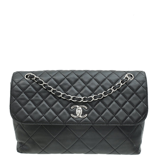 Chanel Black CC In-The-Business Flap Bag