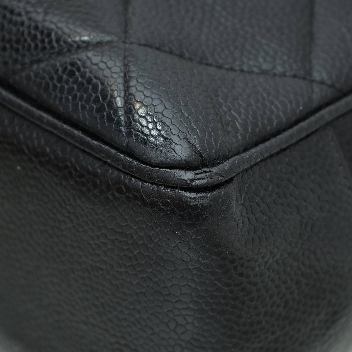 Chanel Black   CC Shopping Tote Bag