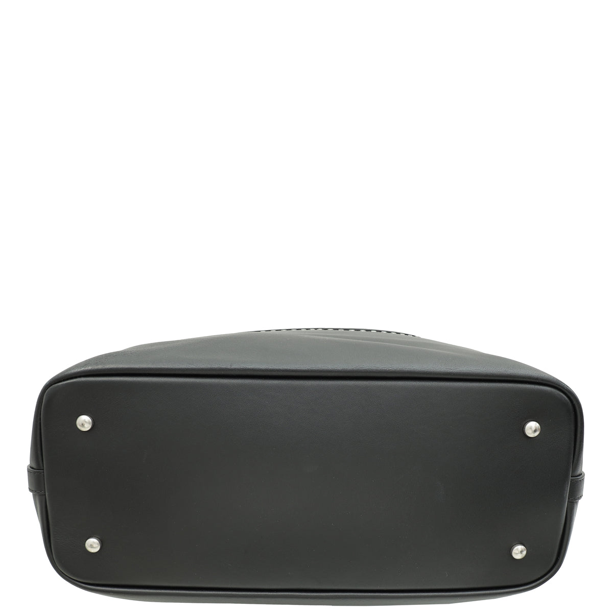 Chanel Black Coco Eyelets Shopping Tote Bag