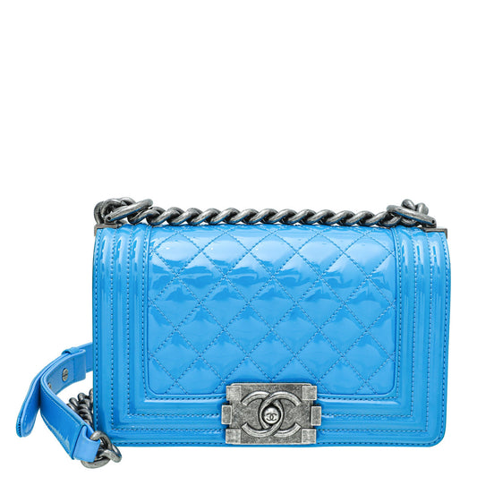 Chanel Blue Le Boy Small Bag