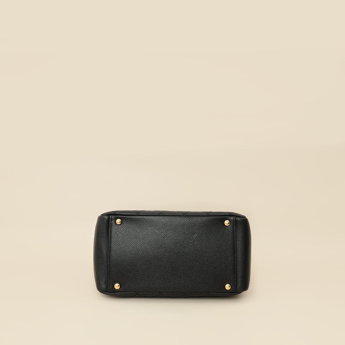 Chanel Black Zip Petite Shopping Tote (PST) Bag
