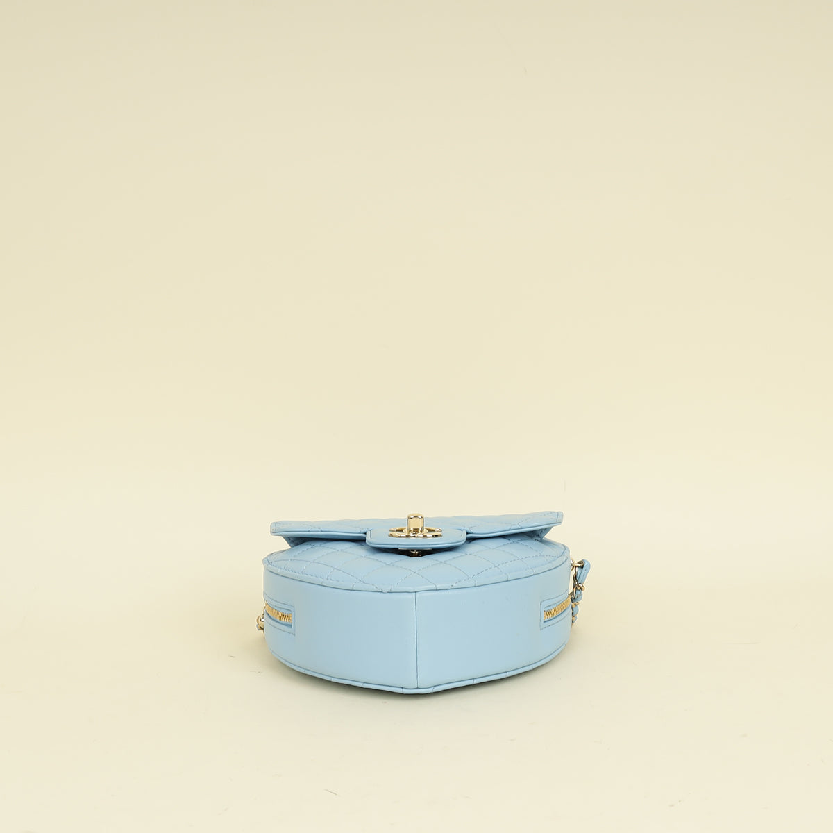 Chanel Baby Blue CC In Love Heart Bag
