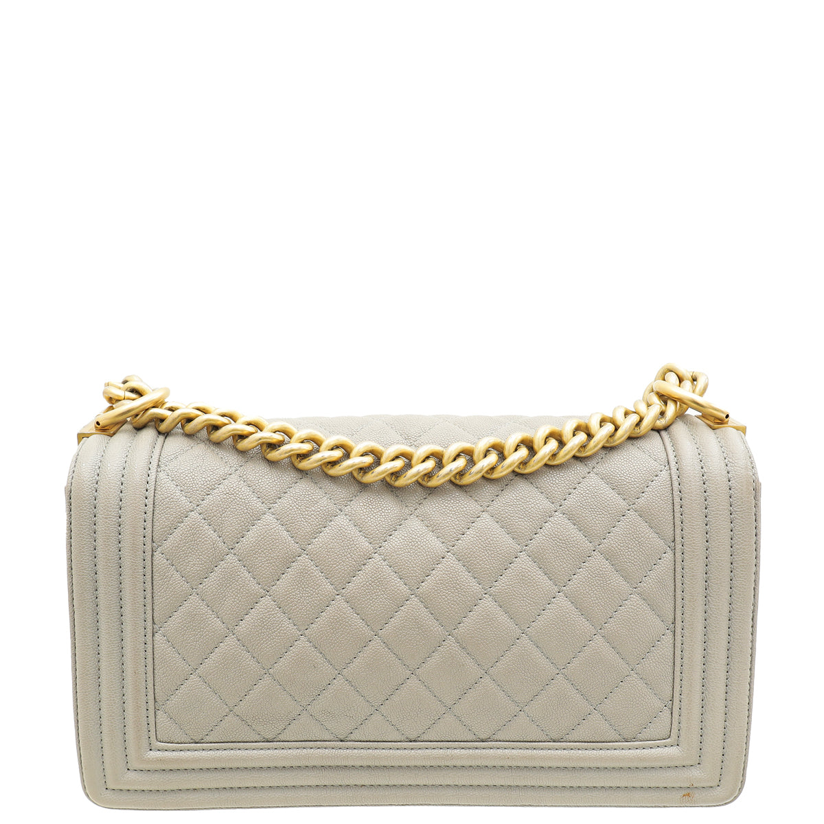 Chanel Gray Le Boy Medium Bag