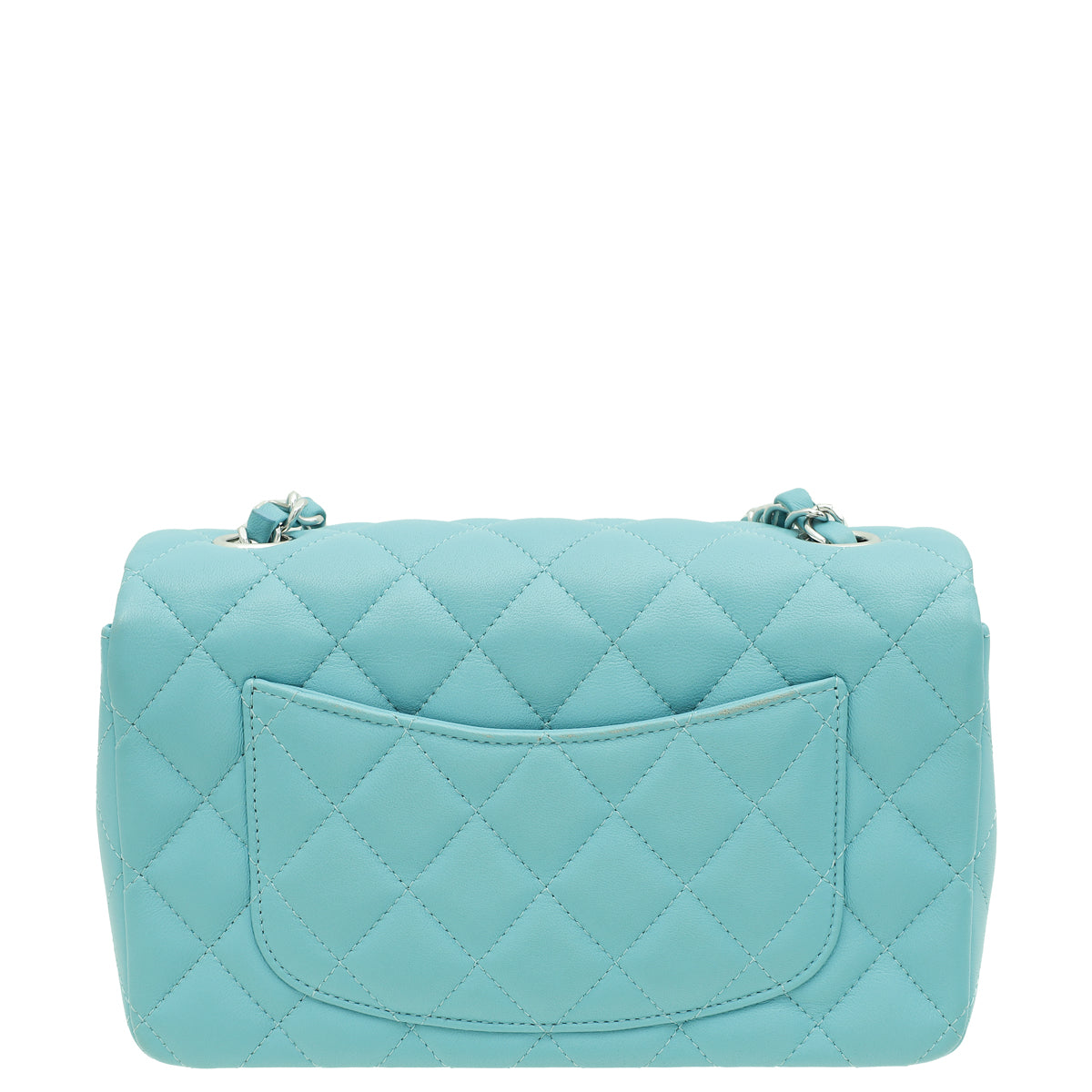 Chanel Dark Tiffany Mini Rectangular Classic Flap Bag