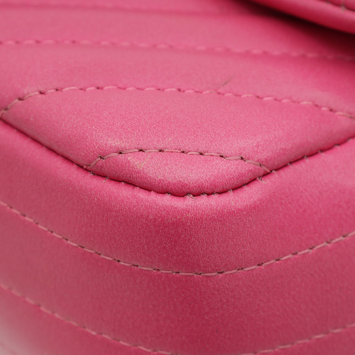 Chanel Pink CC Chevron Mini Bag