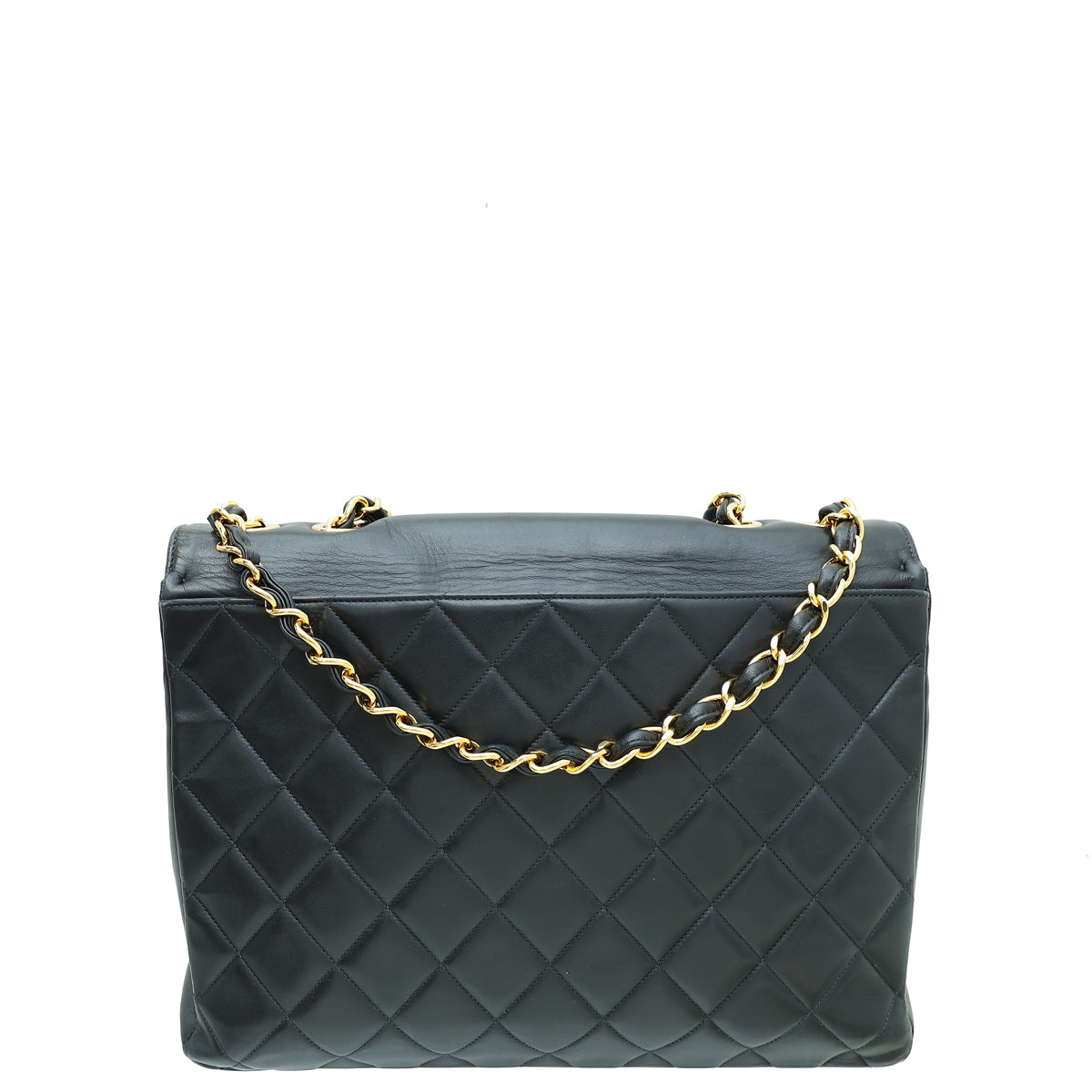 Chanel Black   CC Flap Maxi Bag
