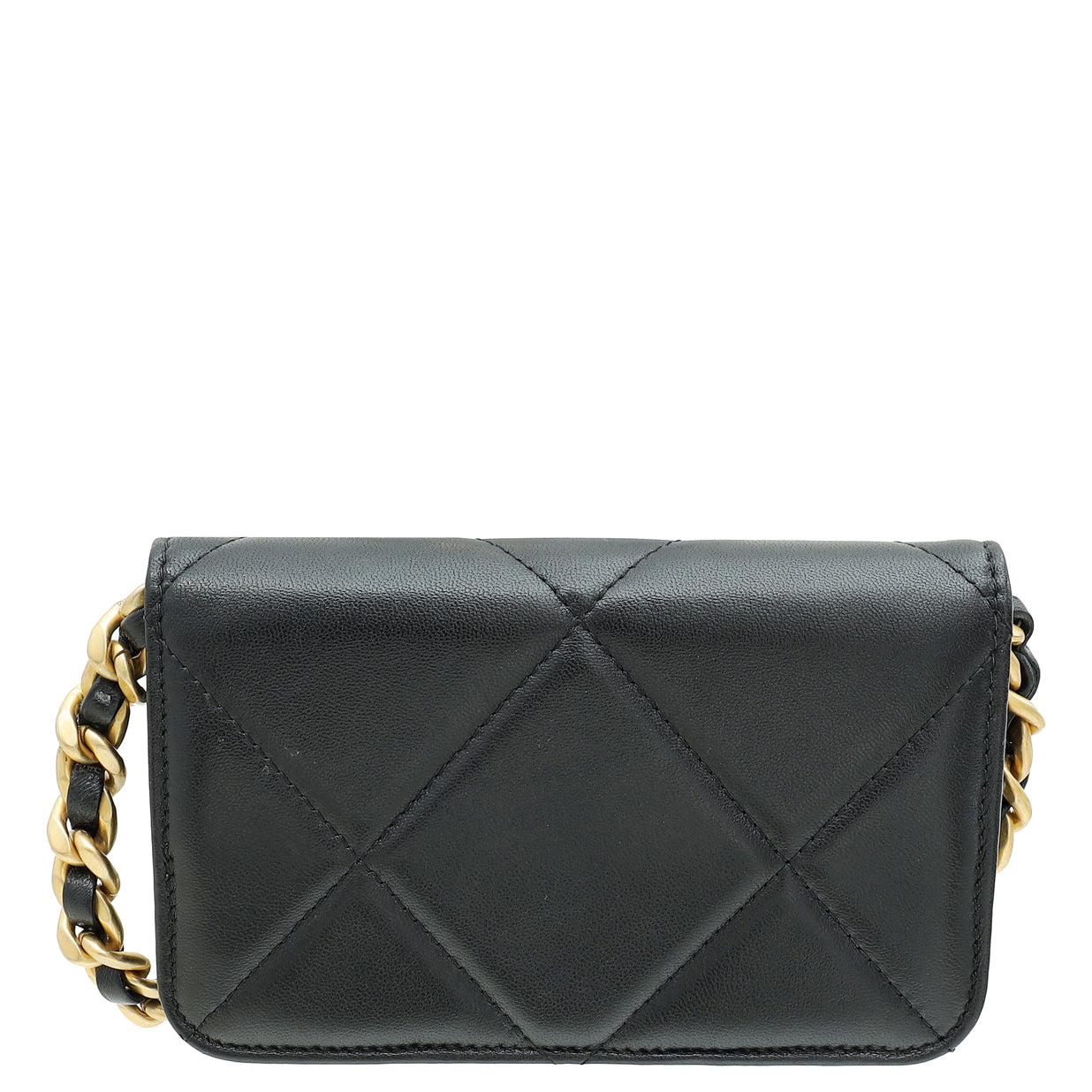 Chanel Black 19 Mini Wallet on Chain