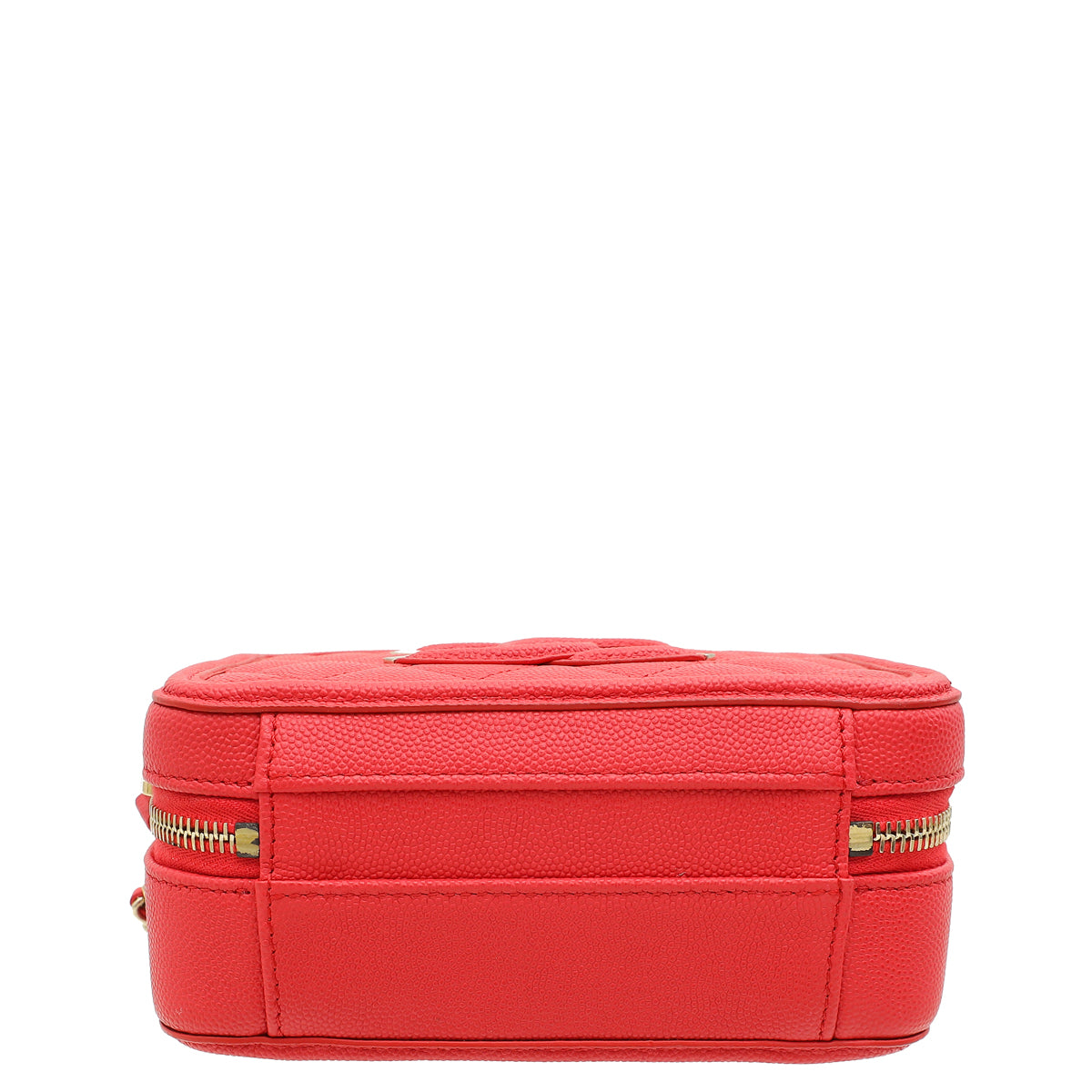 Chanel Red Filigree Small Vanity Case