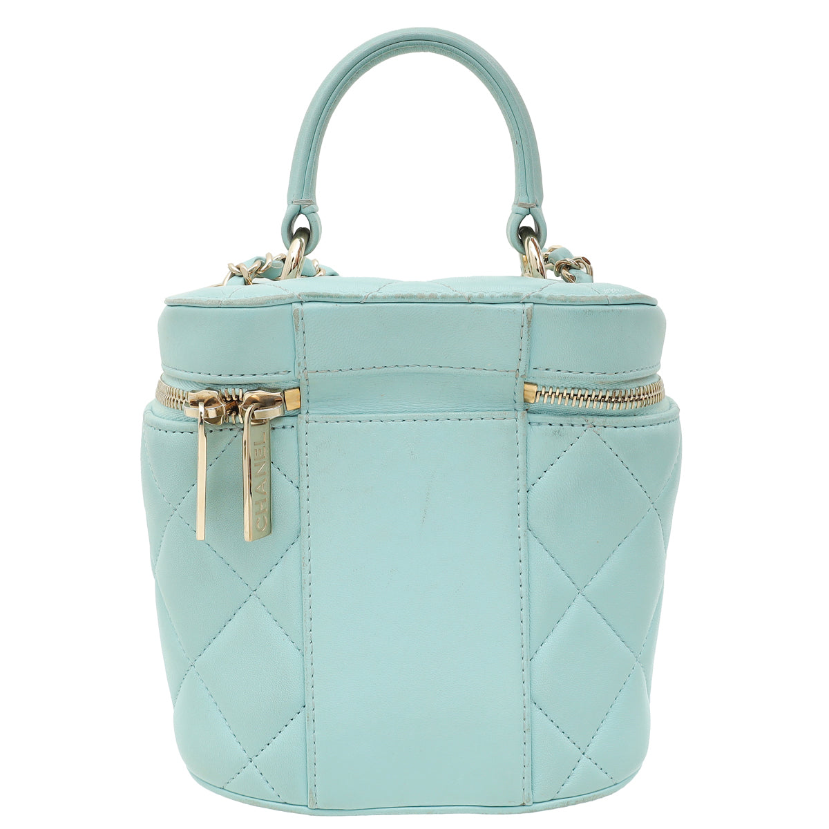 Chanel Mint Green CC Trendy Vanity Case