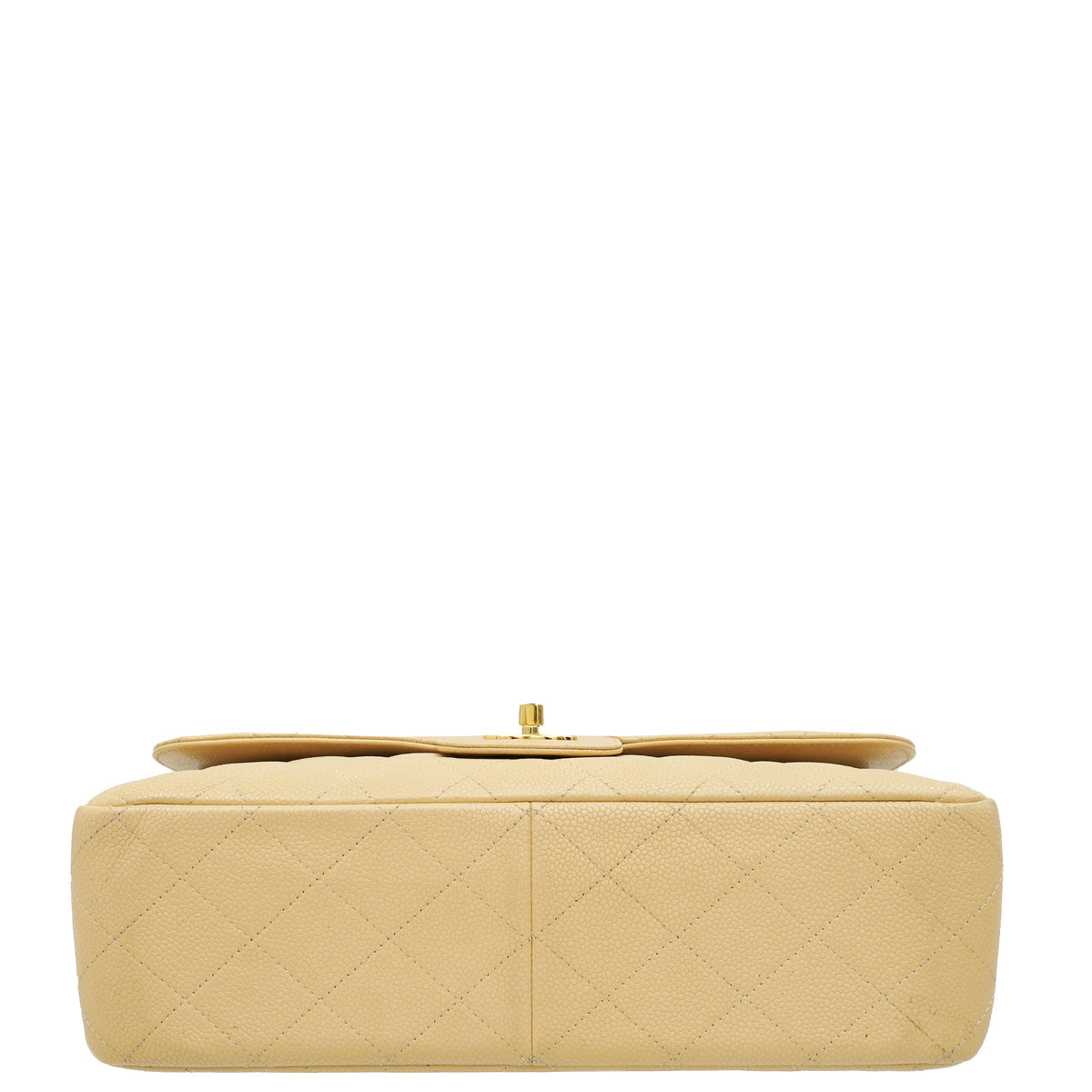 Chanel Beige CC Classic Double Flap Jumbo Bag