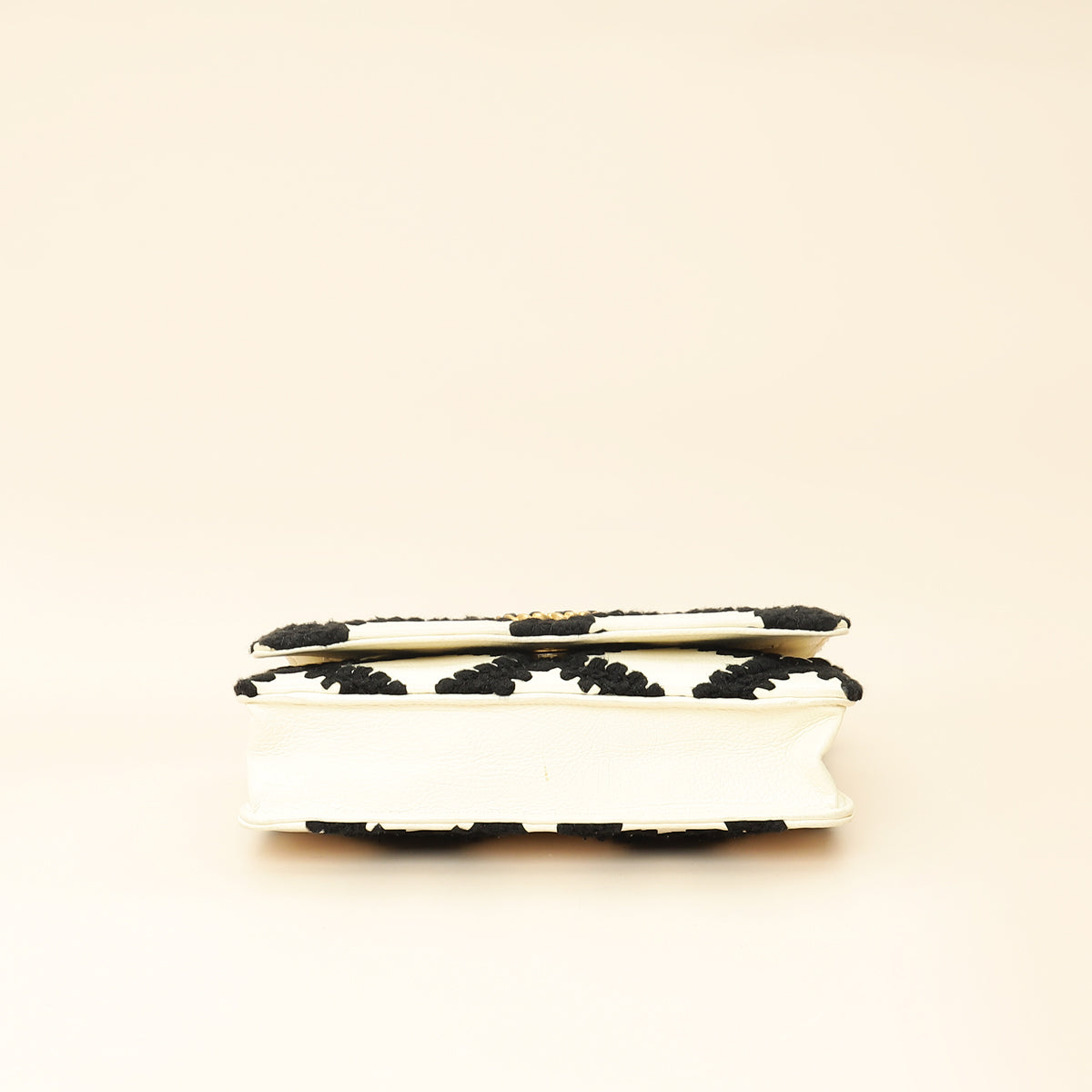 Chanel Bicolor Crochet Chanel 19 Wallet on Chain