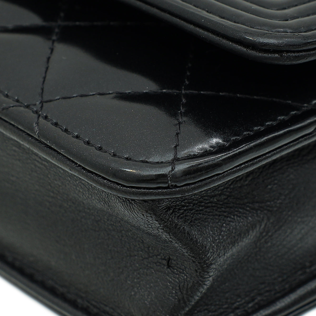 Chanel Black Le Boy Wallet On Chain