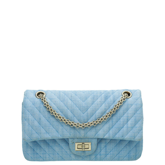 Chanel Light Denim 2.55 Reissue Double Flap 225 Bag