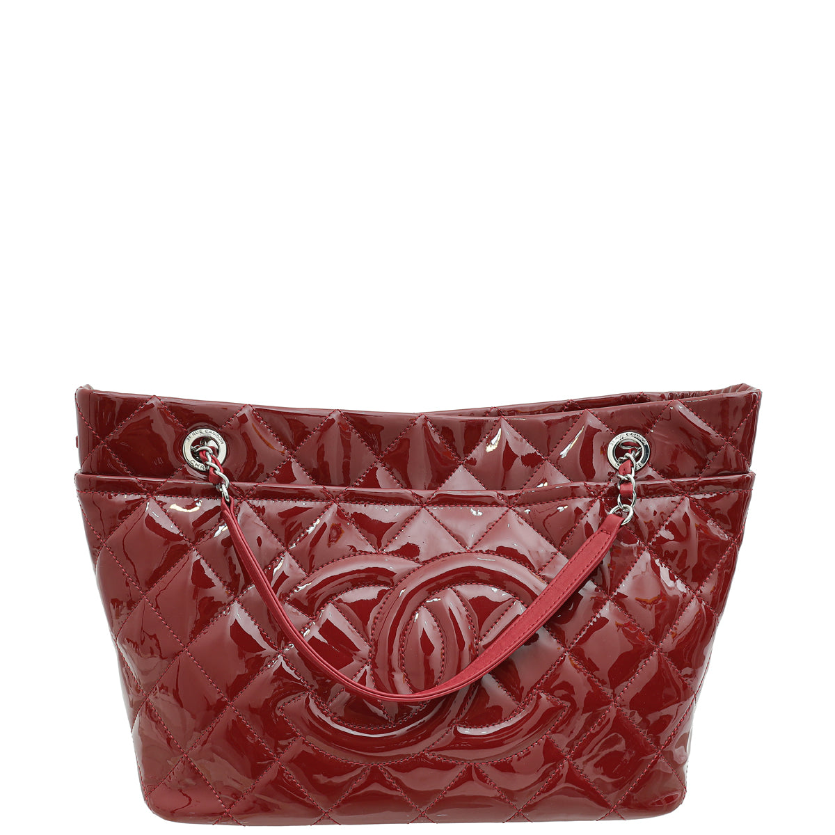 Chanel Red Timeless CC Tote Bag