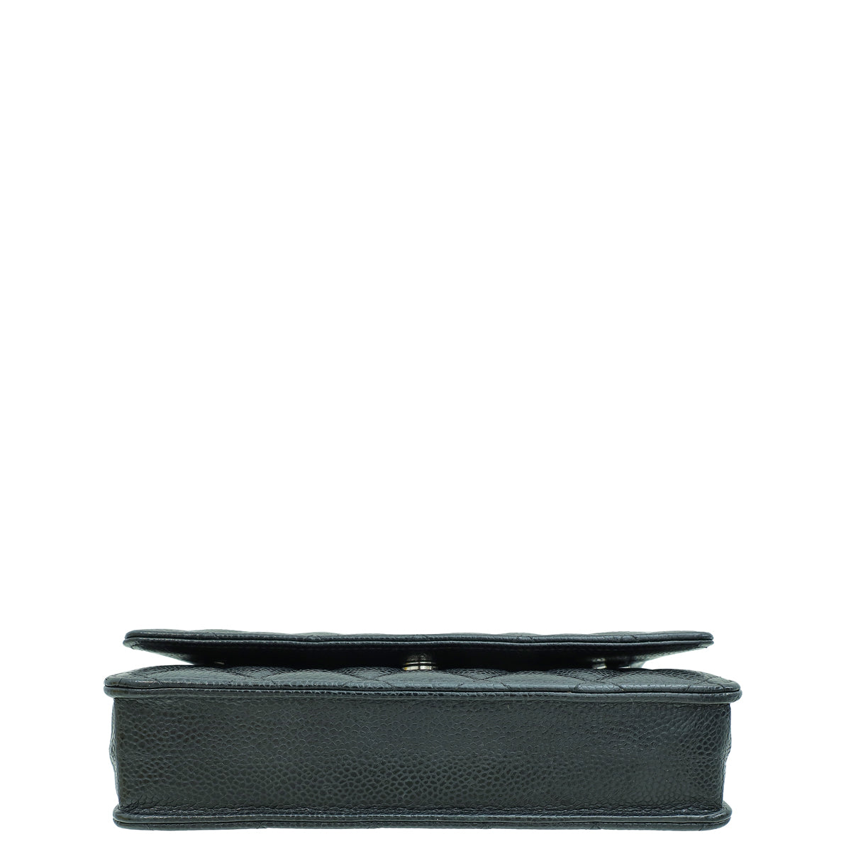 Chanel Black CC Classic Wallet On Chain