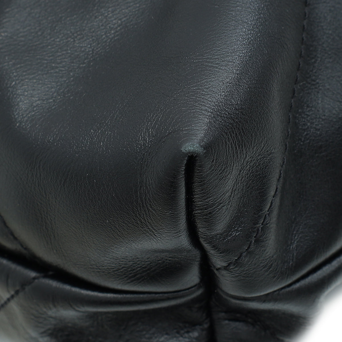 Chanel Black 22 Small Shiny Hobo Bag