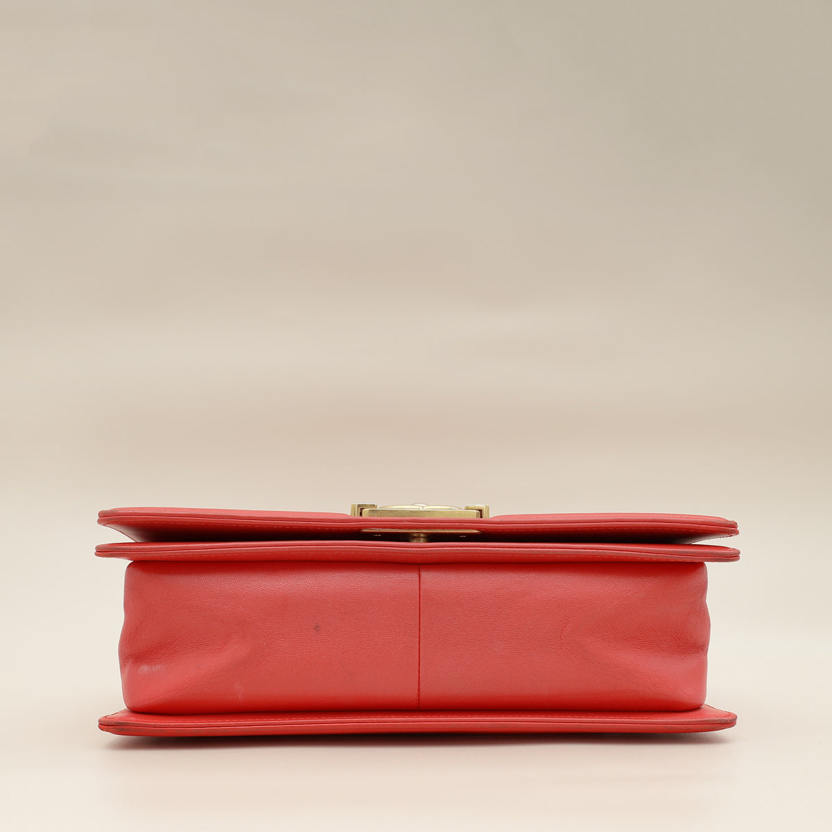 Chanel Red Python Le Boy Medium Bag