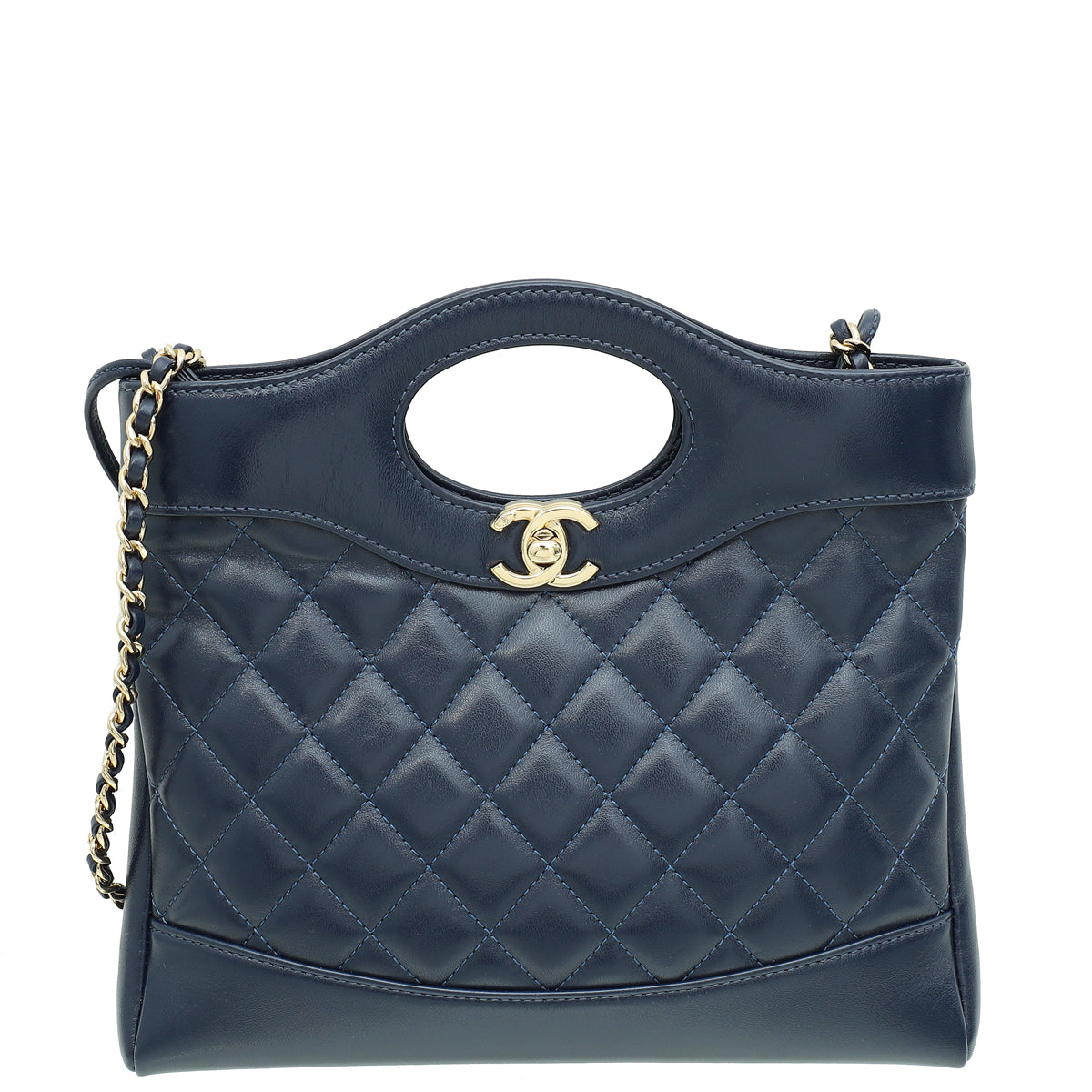 Chanel Blue 31 Mini Shopping Bag