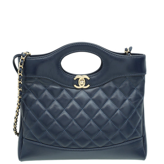 Chanel Blue 31 Mini Shopping Bag