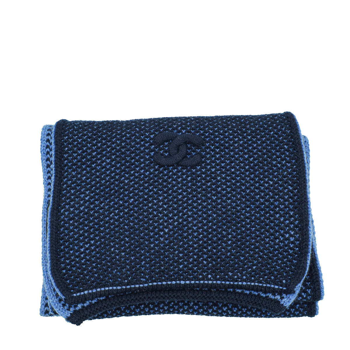 Chanel Bicolor CC Cashmere Scarf