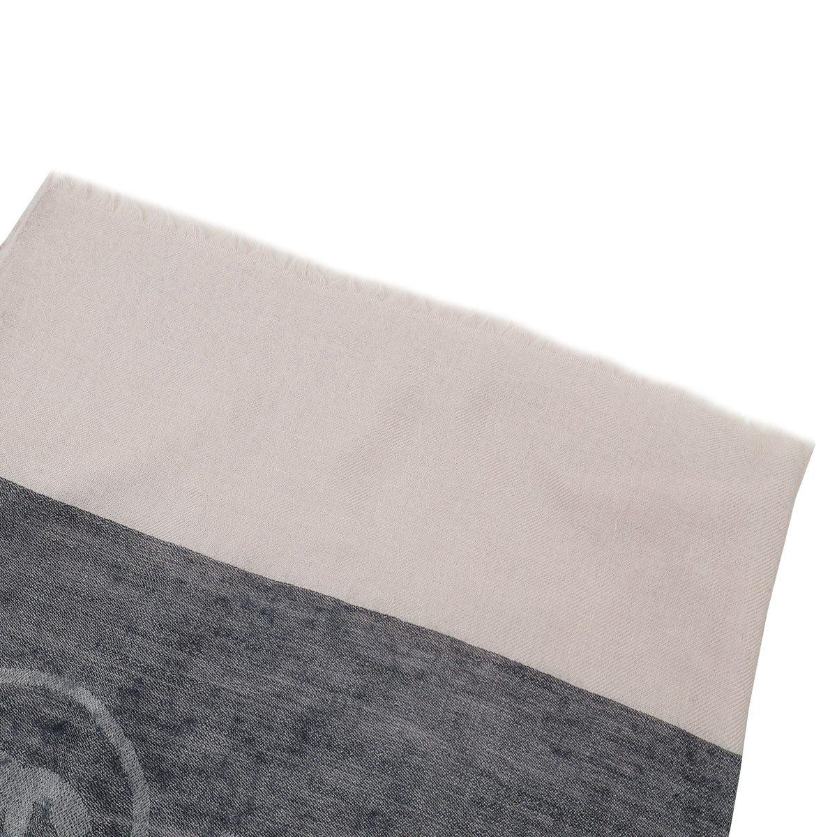 Chanel Bicolor CC Logo Cashmere Scarf