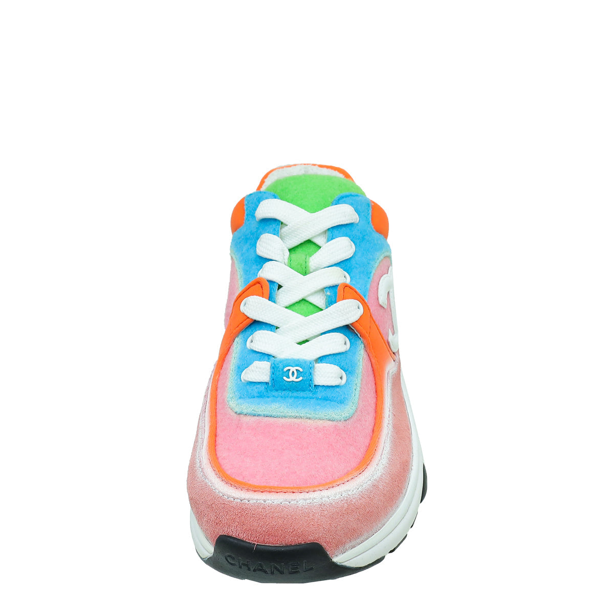 Chanel Multicolor CC Trainer Sneaker 37.5