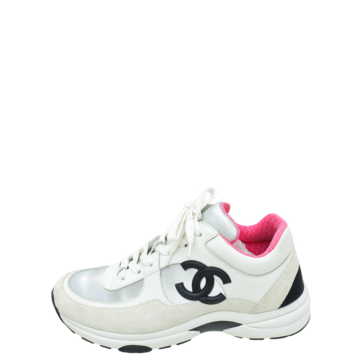 Chanel Multicolor CC Trainer Sneaker 38