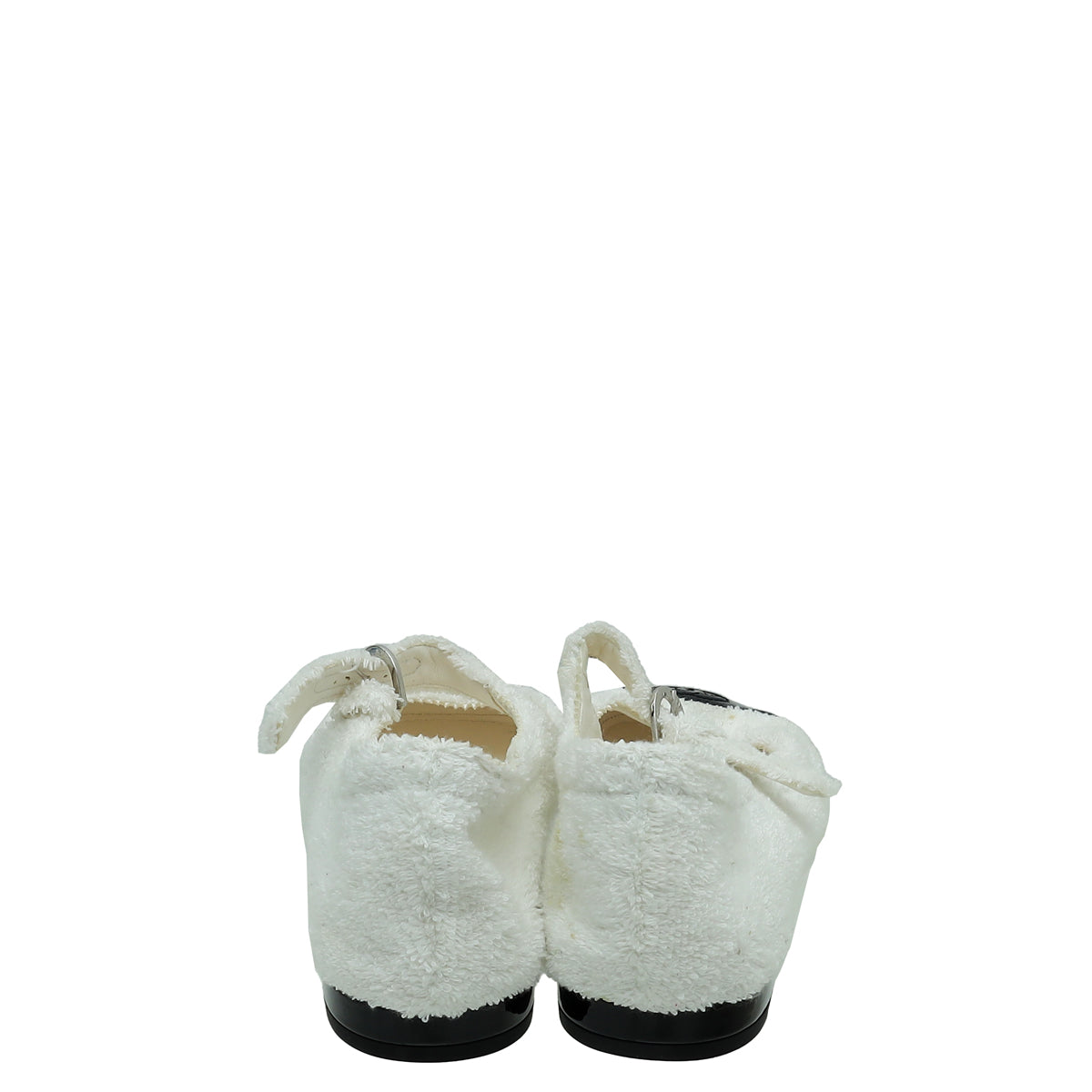 Chanel Bicolor CC Cao Towl Mary Jane Ballerina 39
