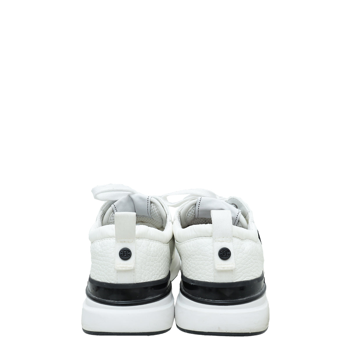 Chanel White CC Sport Flyer Sneaker 40.5