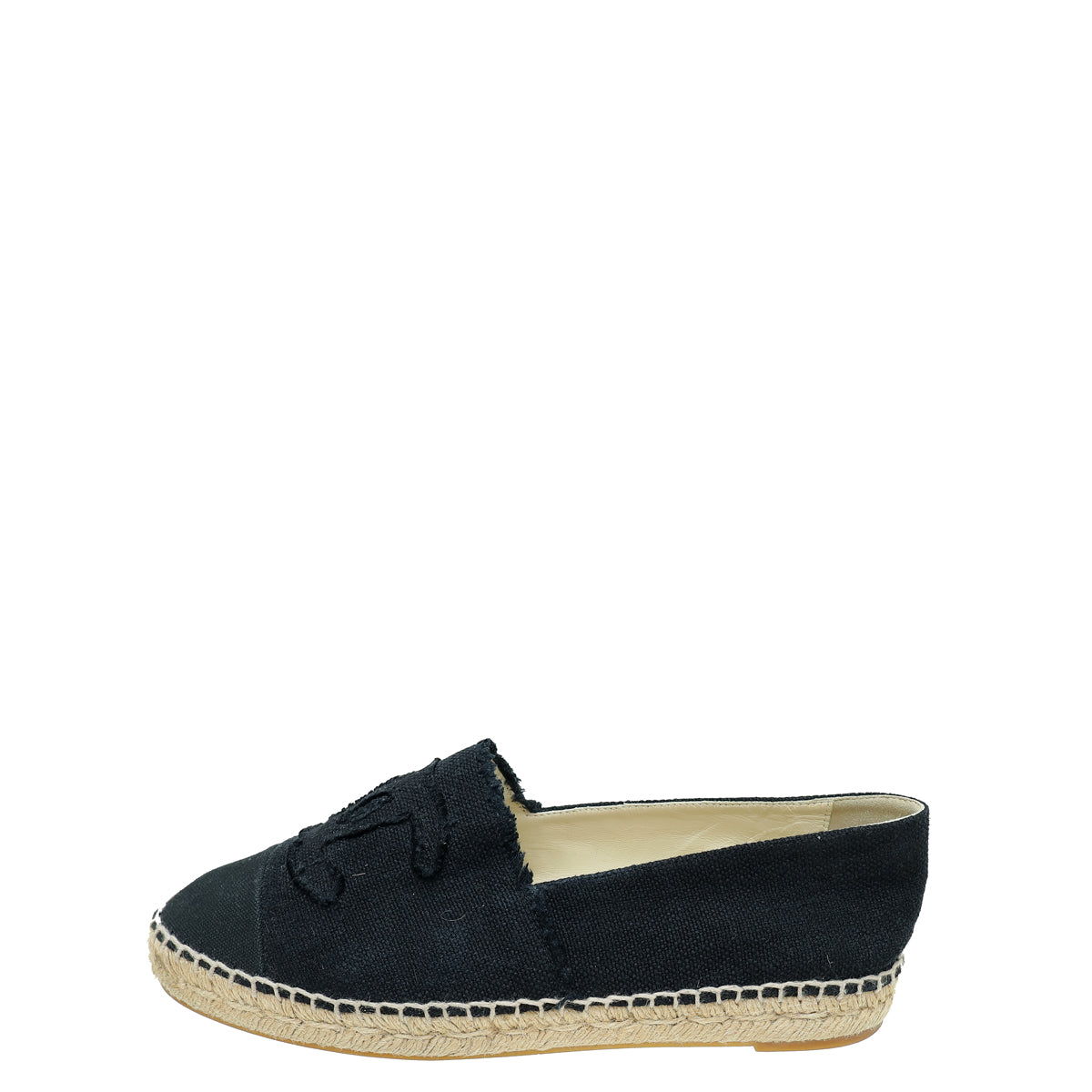 Chanel Black CC Espadrille 40