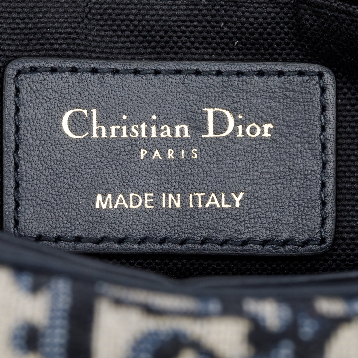 Christian Dior 2020 Navy Oblique 30 Montaigne 2-In-1 Pouch Bag