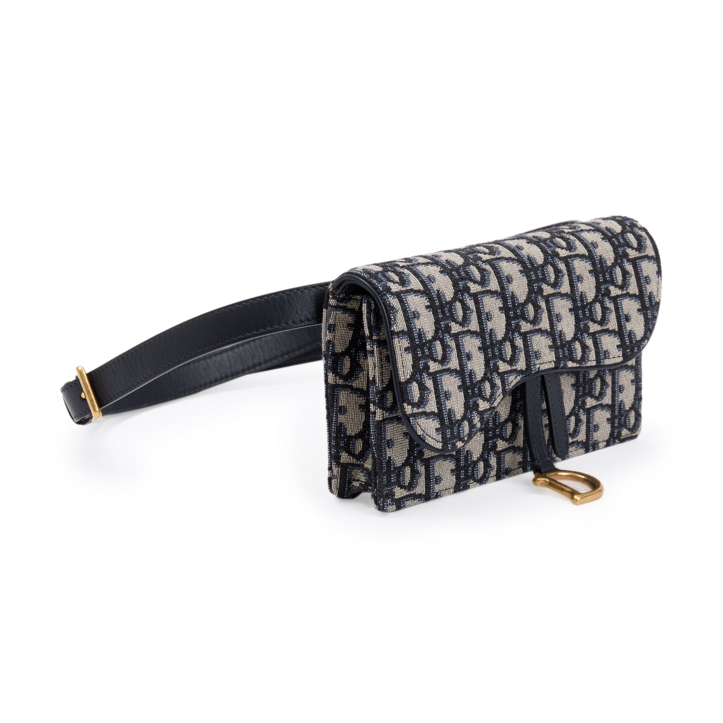 Christian Dior 2020 Oblique Saddle Belt Pouch